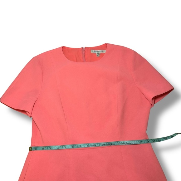LK Bennett Pink Jolie Boxy Shift Dress w/Pockets Sz 10 EUC - Picture 5 of 9